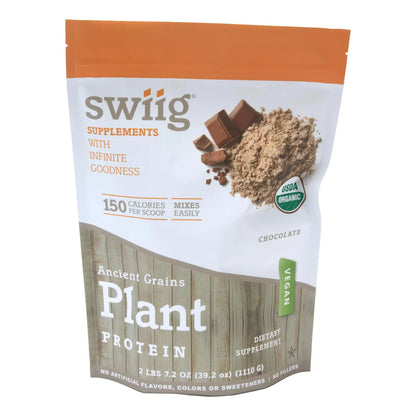 Proteína Vegetal Granos Antiguos Orgánicos Chocolate 27 Libras Energía Sostenible