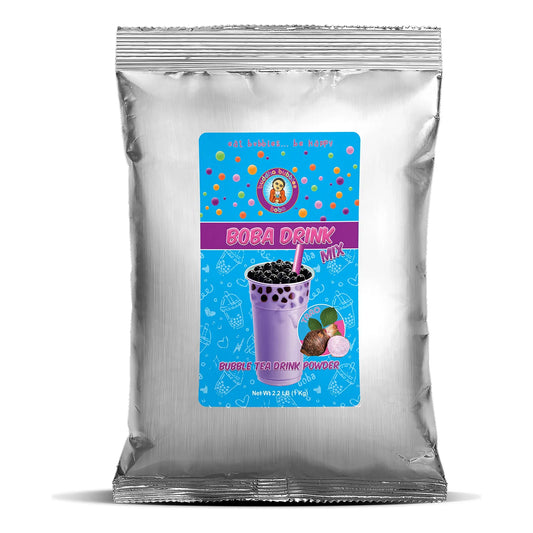 Polvo Taro Boba Para Bebidas Sabor Suave 200 Gr Importado
