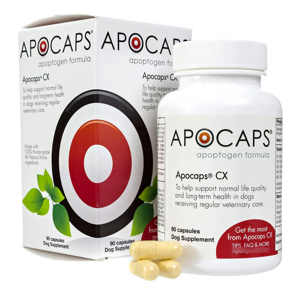 Fórmula Apoptógena Para Perros 90 Cápsulas Suplemento Natural