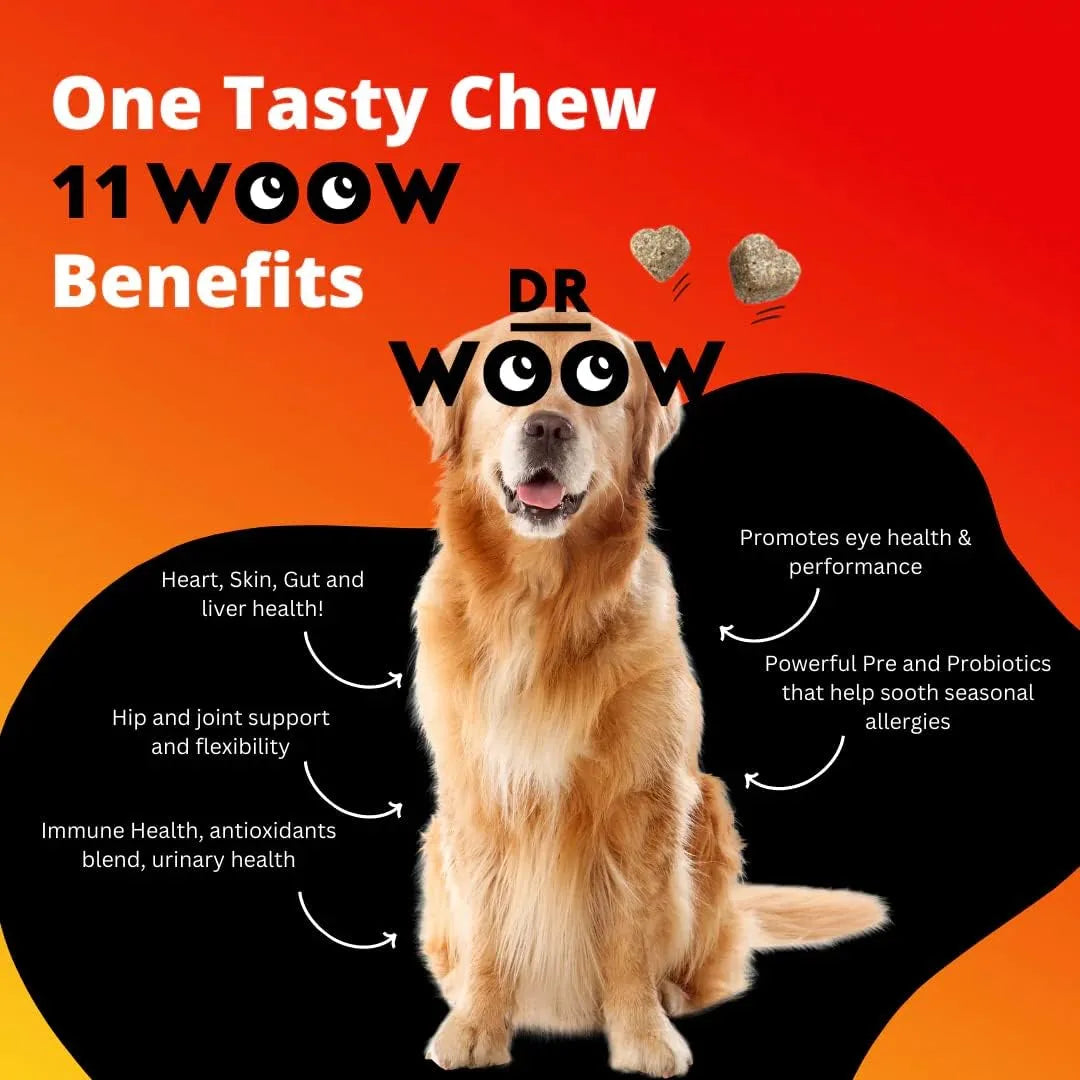 Multivitaminas Para Perros Salud Articular Piel Brillante Defensas Fuertes 90 Masticables