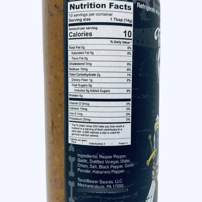 Salsa Picante Carolina Reaper 5 Onzas Nivel 9 Extra Picante Natural