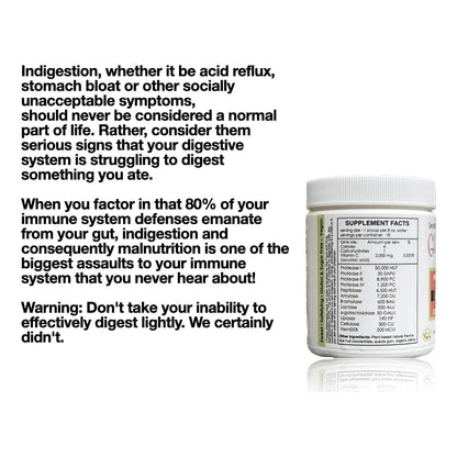 Digestive Aid Kiwi Fresa 2000 Mg Vitamina C Enzimas Digestivas Veganas Para Indigestion Y Reparacion Intestinal