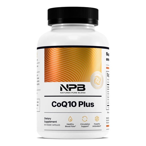Coenzima Q10 Natural Con Arjuna Y Shankhpushpi Soporte Cardiaco Y Energía
