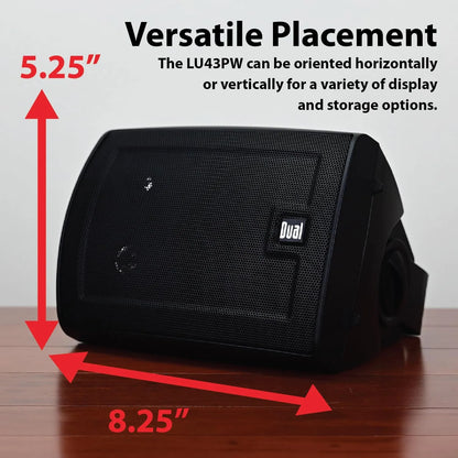 Altavoces Dual Electronics Lu43pb Potencia 100W Uso Interior Exterior
