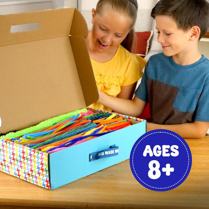 Kit De Arte Y Manualidades 1000 Piezas Estuche Organizador Kid Made Modern