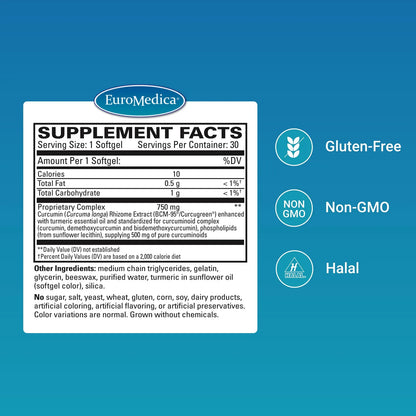 Curapro Antioxidante Gel 30 Unidades Con Curcumina Para Cerebro Y Salud