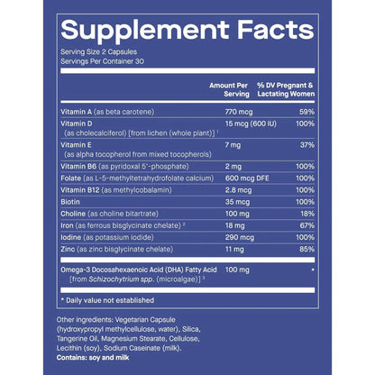Multivitamínico Prenatal Con 12 Nutrientes Esenciales Modern Fertility