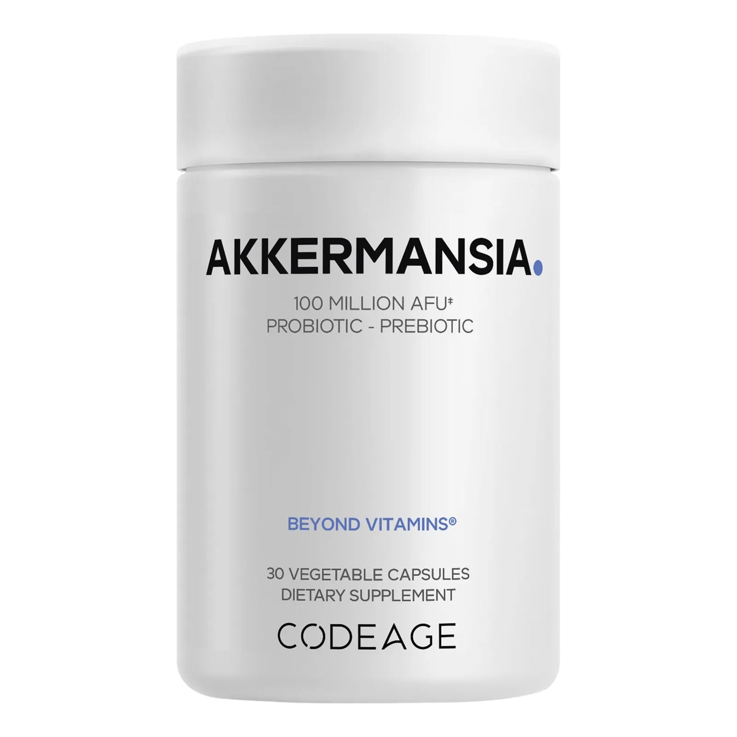 Cápsulas Probióticas Akkermansia 100 Millones AFU Con Inulina Salud Intestinal