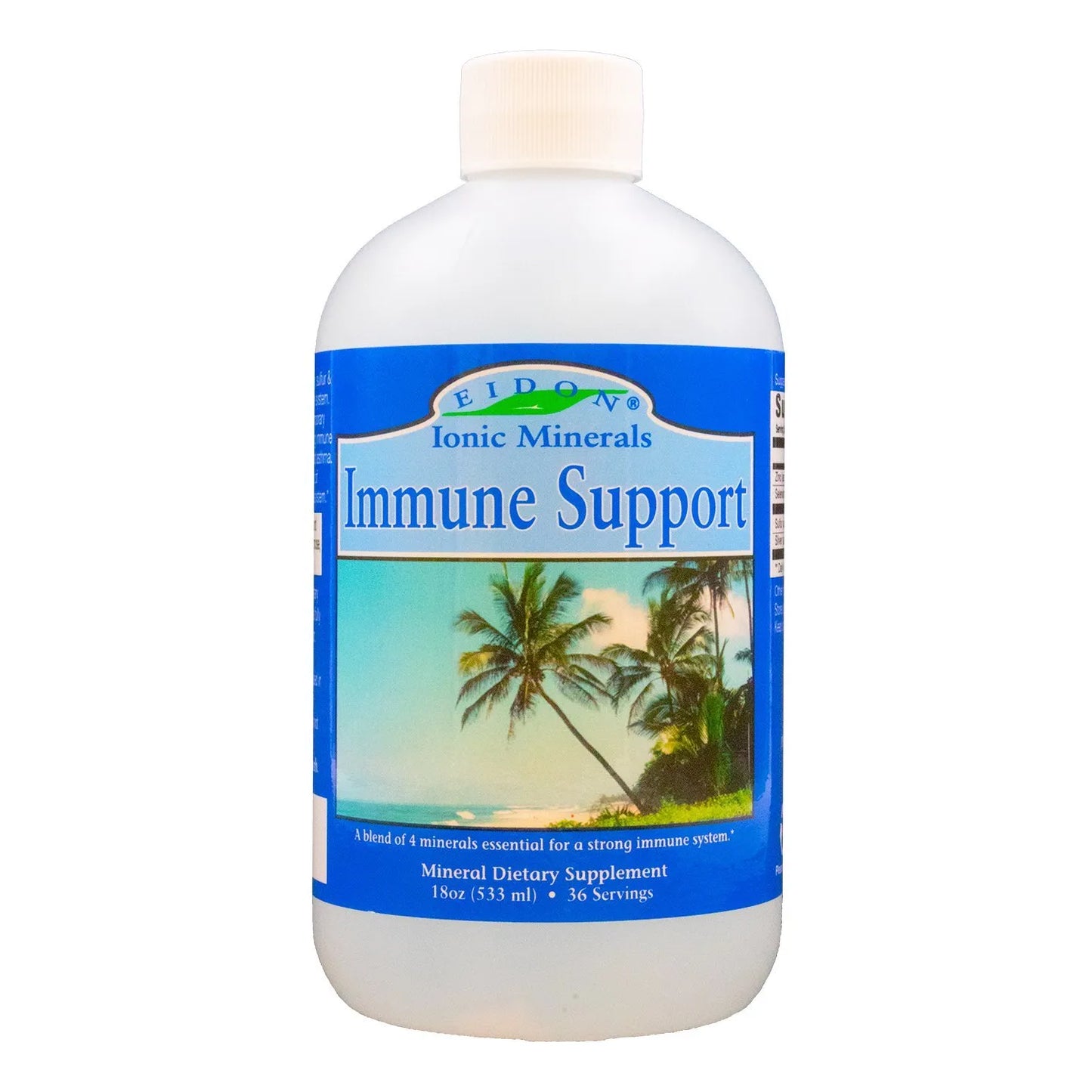 Eidon Ionic Minerals Suplemento Liquido Zinc Selenio Apoyo Inmunologico 18 Onzas