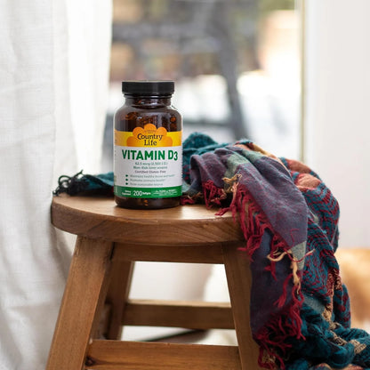 Vitamina D3 2500 Ui 200 Cápsulas Blandas Sin Gluten Importado Ee Uu