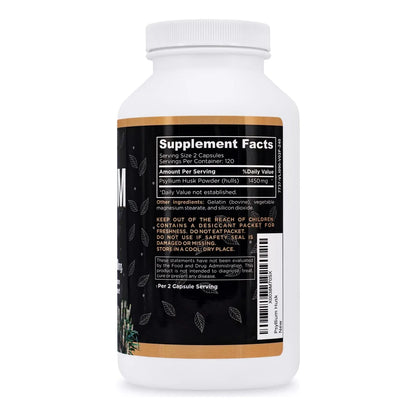 Capsulas De Psyllium 1450 Mg Fibra Soluble Natural Salud Intestinal Regularidad