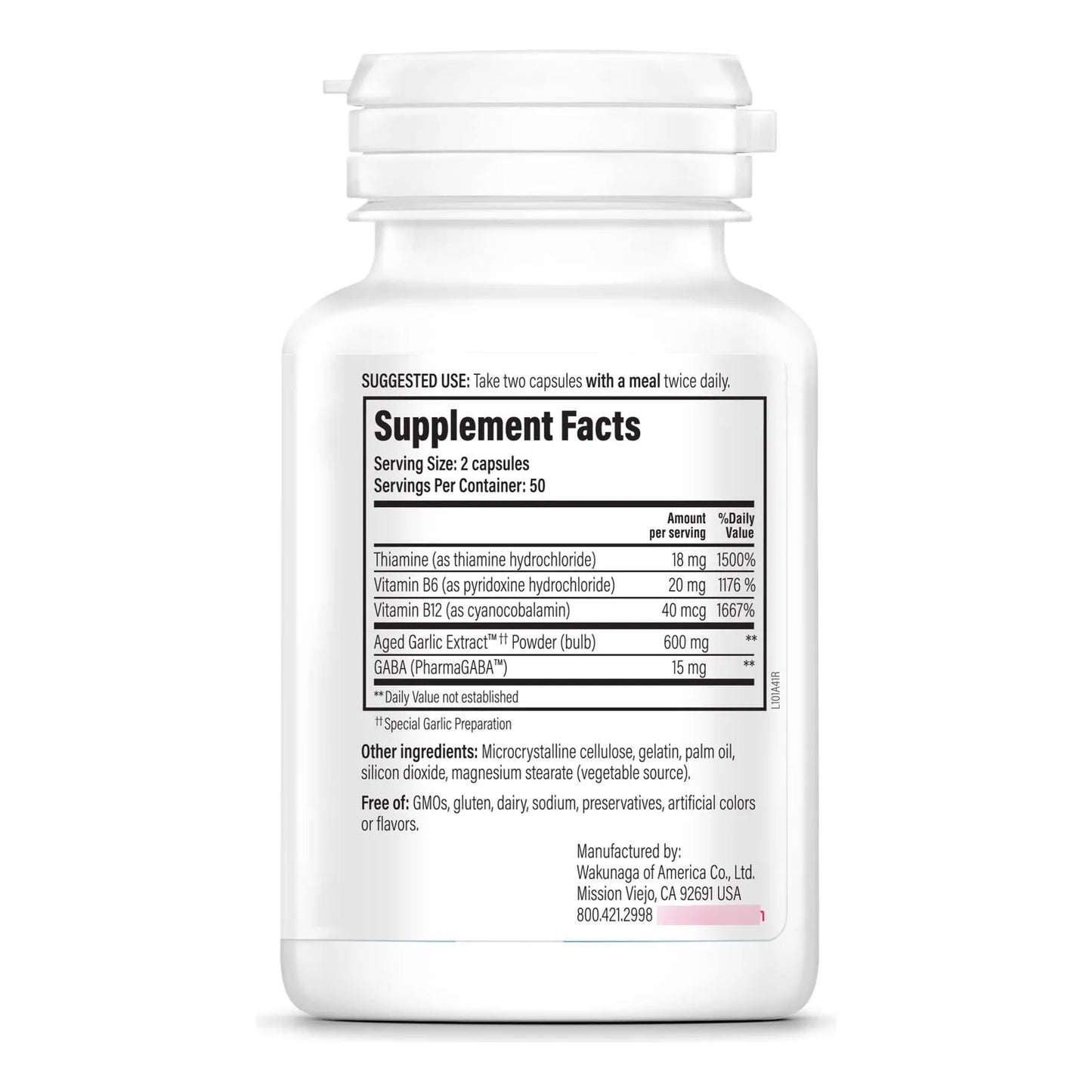 Extracto De Ajo Envejecido Kyolic 100 Capsulas Alivia Estres Fatiga