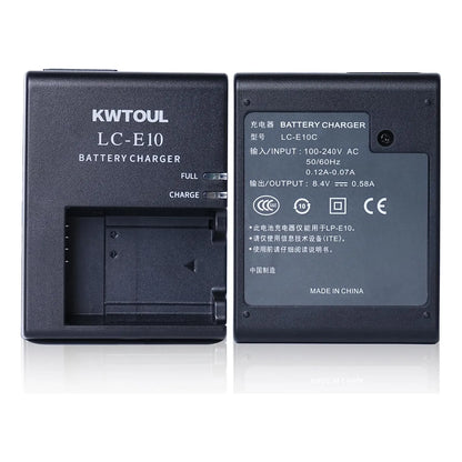 Cargador LP E10 Compatible Canon EOS Rebel T3 T5 T6 T7 T100 Carga Rapida Segura