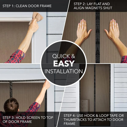 Mosquitero Para Puerta Flux Phenom Malla Retractil Corrediza Protección Sin Esfuerzo