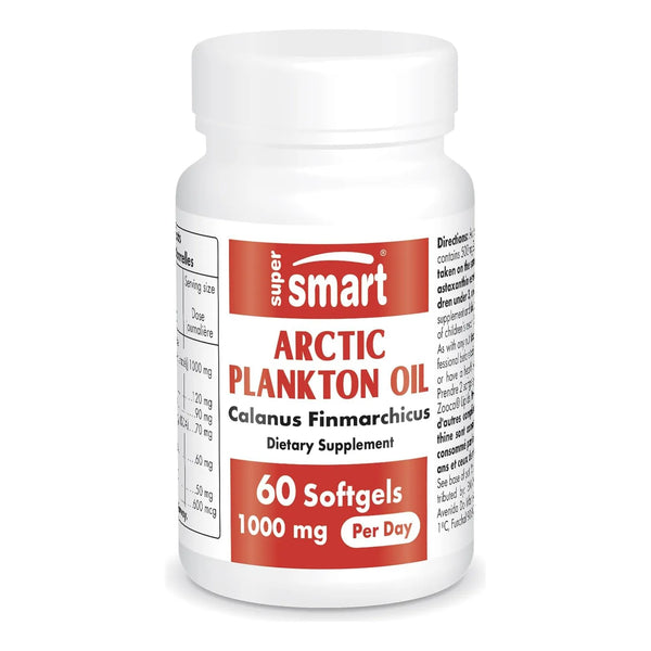 Aceite De Plancton Ártico 1000 Mg Diario Nutrición Superior Con Omega 3 EPA DHA Y Astaxantina