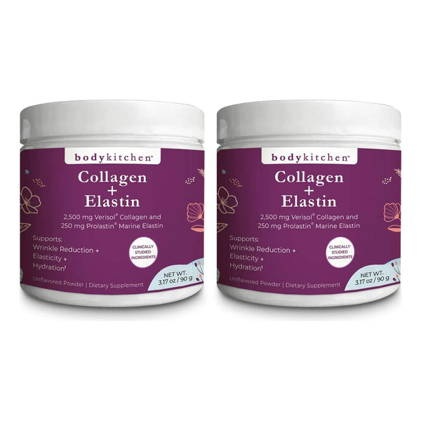 Colageno Y Elastina 250 Mg Piel Saludable Elasticidad Menos Arrugas Sin Sabor