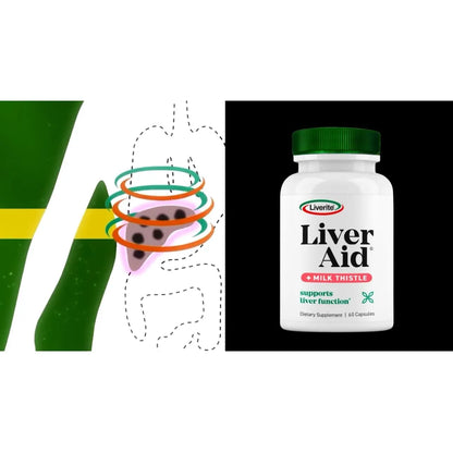 Cardo Mariano Liverite 300 Capsulas Soporte Hepatico Natural Energia