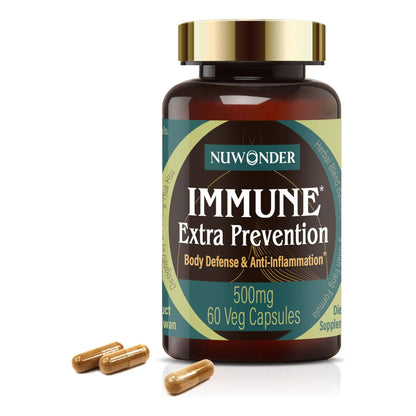 Refuerzo Inmunologico Natural 60 Capsulas 500 Mg Proteccion Respiratoria Y Digestiva