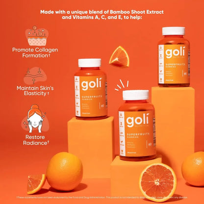 Gomitas Vitaminicas Superfruits Goli 60 Unidades Colageno Piel Radiante