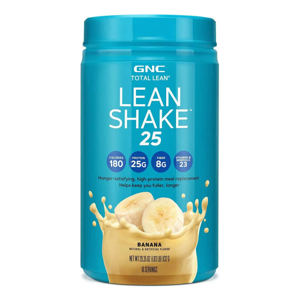 Batido De Proteína En Polvo Alto En Proteínas Sabor Plátano 25g Por Porción