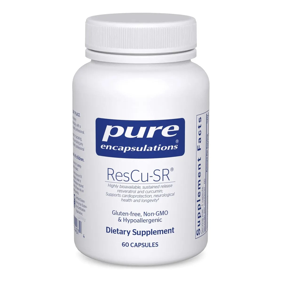 Capsulas Hipoalergenicas Longevidad Apoyo Cardiovascular Resveratrol Curcumina