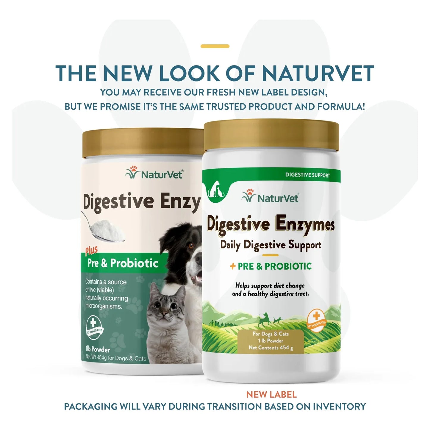 Enzimas Digestivas Con Probióticos Y Prebióticos Para Perros Y Gatos 1 Lb Polvo