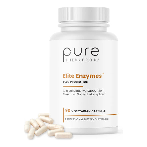 Elite Enzymes Enzimas Digestivas Extra Fuertes Con Saccharomyces Boulardii Para Digestión Y Salud Intestinal