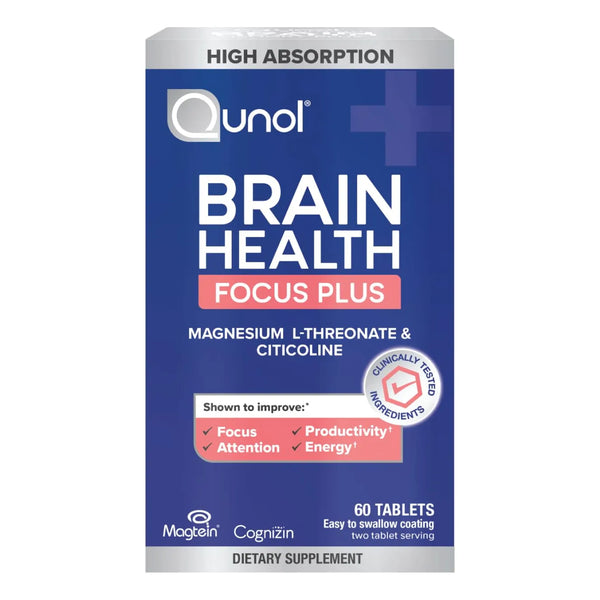 Brain Health Focus Plus L Treonato Magnesio Citicolina Mejora Concentracion 60 Caps