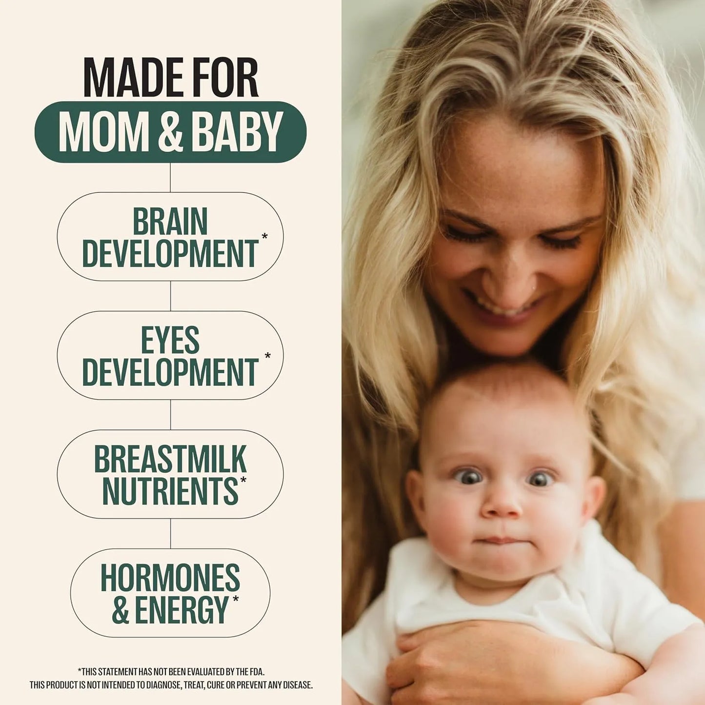 Aceite De Algas Omega 3 Dha Prenatal Orlo 60 Capsulas Mini Vegano