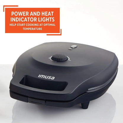 Maquina Electrica Para Arepas 6 Ranuras Antiadherentes Control Temperatura Imusa