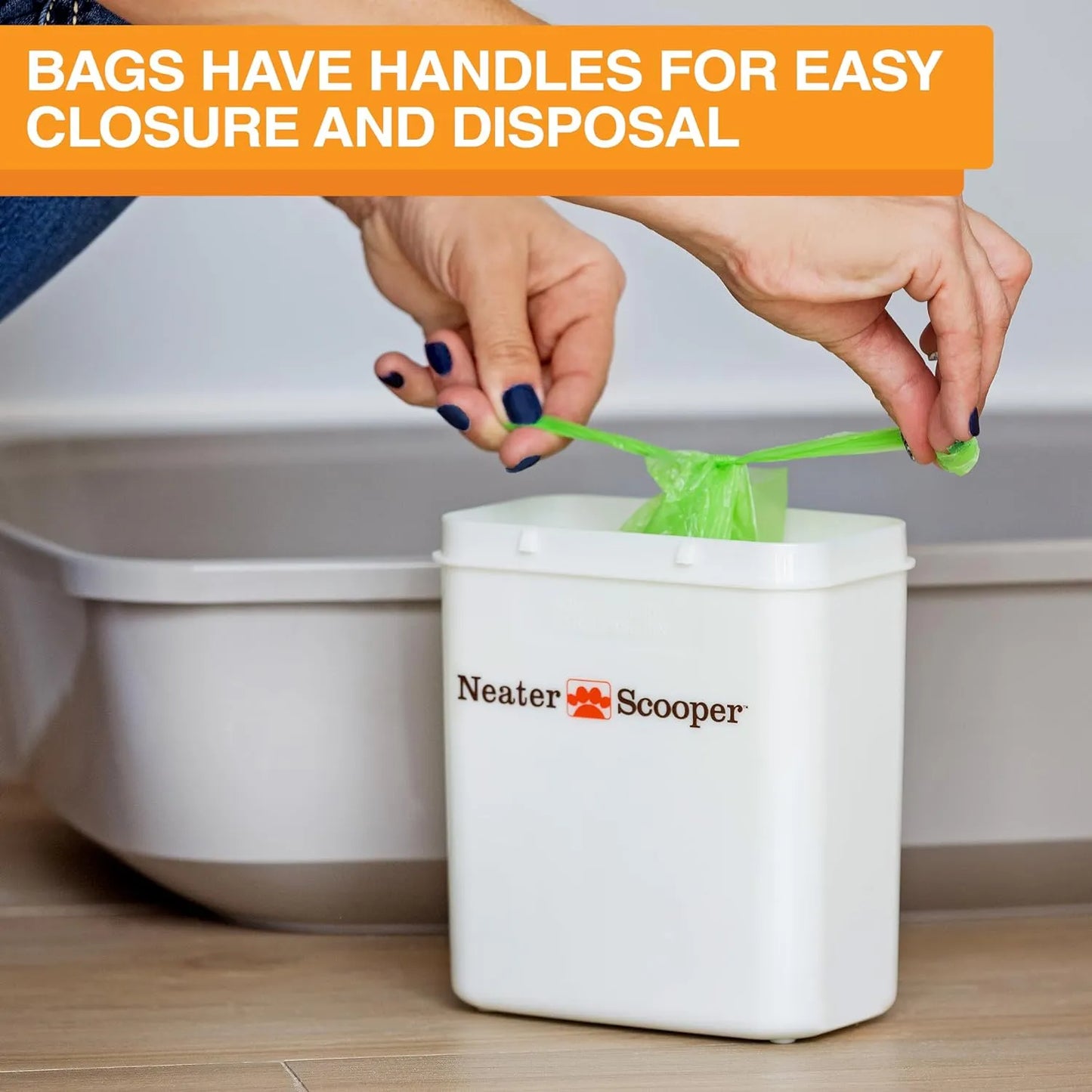 Tamiz De Arena Para Gatos Neater Scooper Sistema Higiénico Con Bolsas