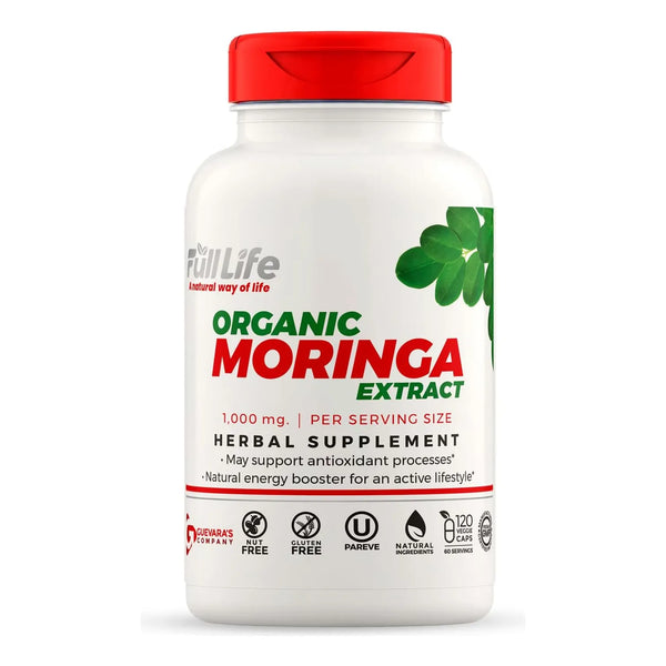 Capsulas De Moringa Oleifera 1000 Mg Energia Natural 120 Unidades Suplemento Dietetico