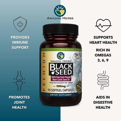 Aceite De Semillas Negras En Capsulas 90 Unidades Refuerzo Inmunologico Digestivo Y Cerebral