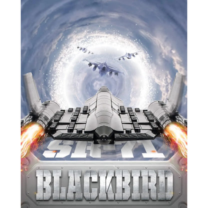 Juego De Bloques De Construcción SR-71 Blackbird 183 Piezas Avión Militar