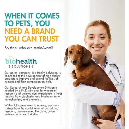 AminAvast Suplemento Renal Para Perros 1000 Mg Paquete 2 Unidades Apoya Funcion Renal Natural