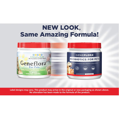 Geneflora Enzimas Digestivas Y Probióticos Para Mascotas 125 Mg 120 Porciones