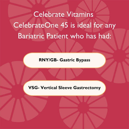 Multivitaminico Bariatrico CelebrateOne 45 Mg Hierro 30 Capsulas Suplemento Postcirugia