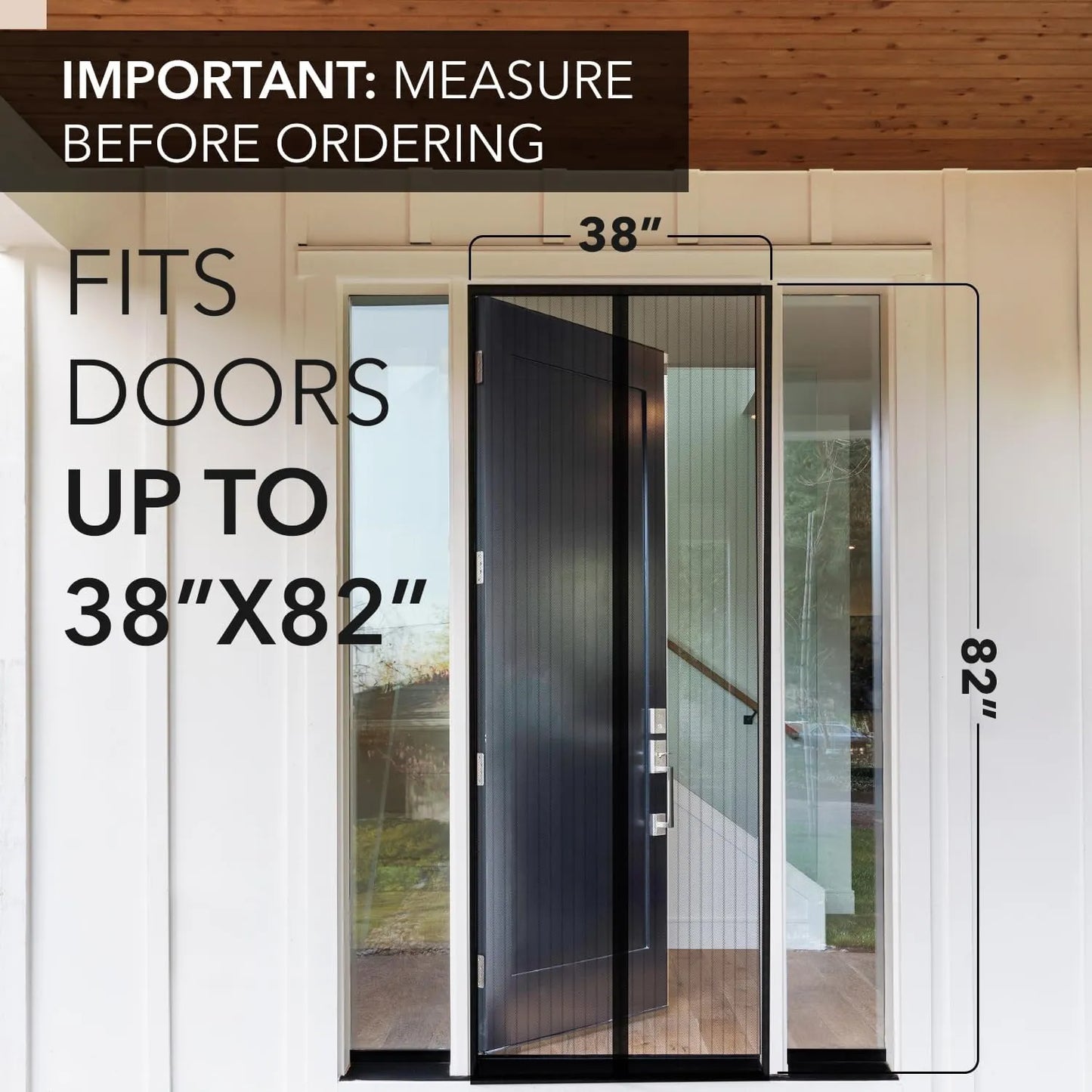 Mosquitero Para Puerta Flux Phenom Malla Retractil Corrediza Protección Sin Esfuerzo