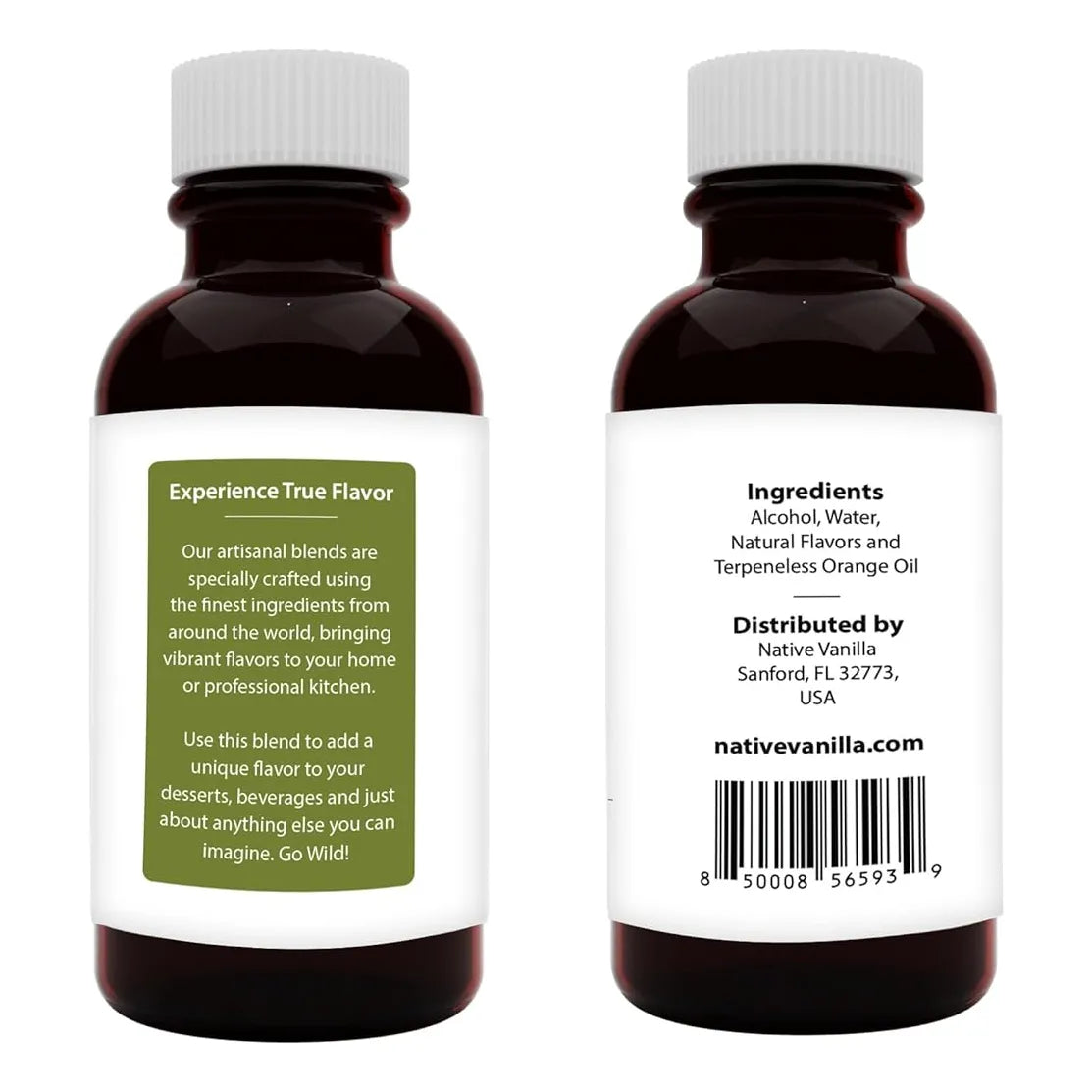 Extracto De Vainilla Sabor Pistacho Native Vanilla 4 Onzas Para Postres Y Bebidas
