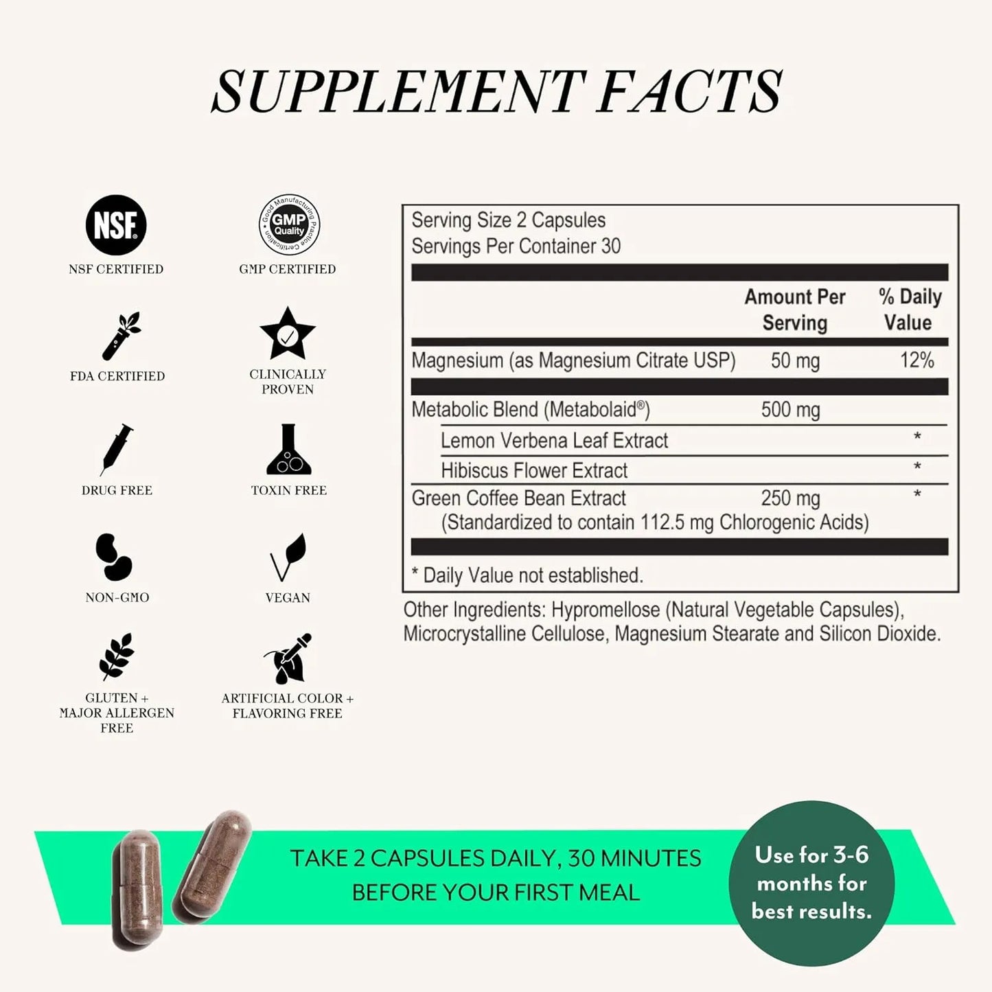 Veracity Metabolism Ignite Suplemento Natural GLP 1 Controla Hambre Quema Grasa