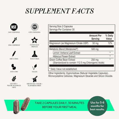 Veracity Metabolism Ignite Suplemento Natural GLP 1 Controla Hambre Quema Grasa