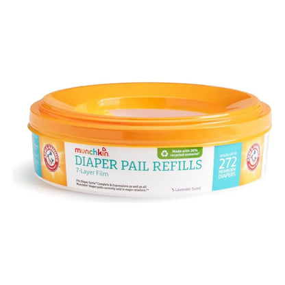 Anillo Repuesto Cubeta Pañal Munchkin Arm Y Hammer Naranja Pack De 2