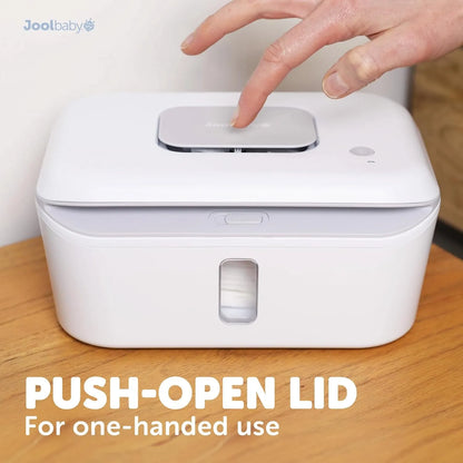 Calentador Y Dispensador De Toallitas Para Bebés Jool Con Luz LED Cambiante
