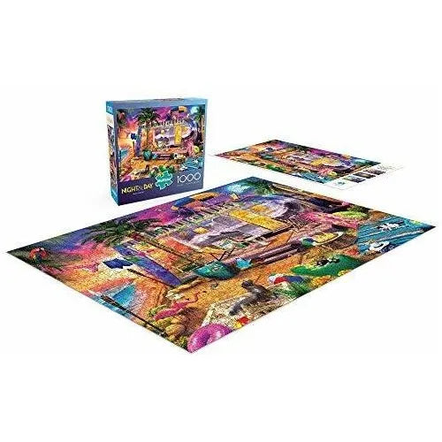 Puzzle De 1000 Piezas Vacaciones En La Playa Buffalo Games Diversion Y Relajacion