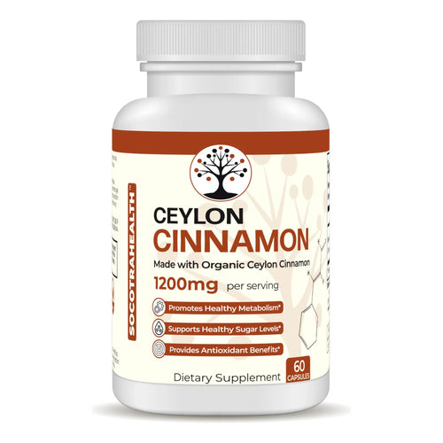 Canela De Ceilán Orgánica En Cápsulas 60 Unidades Energía Natural Y Digestión