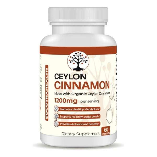 Canela De Ceilán Orgánica En Cápsulas 60 Unidades Energía Natural Y Digestión