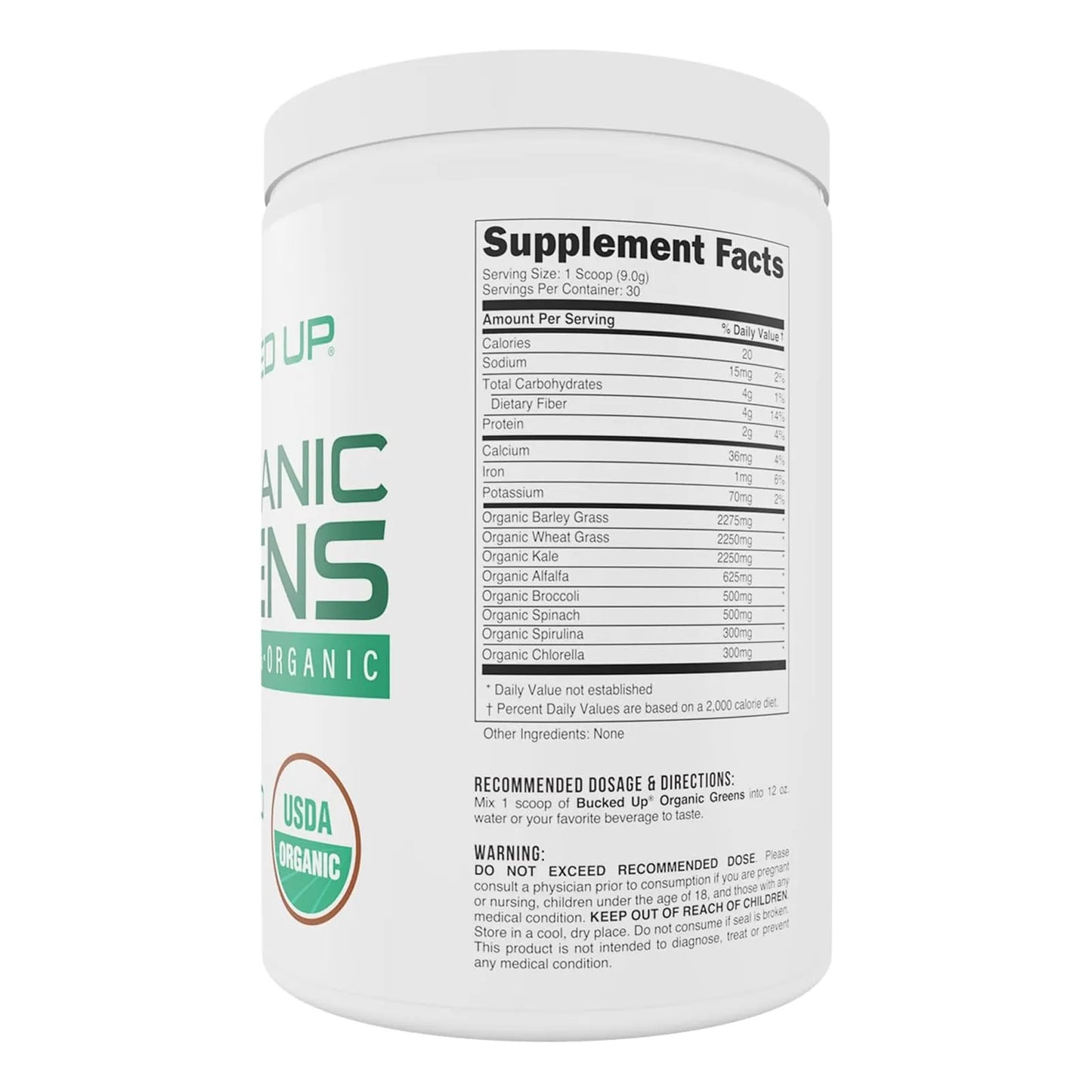 Superfood En Polvo Organico 8 Verduras Esenciales Clorella Espirulina Sin Sabor