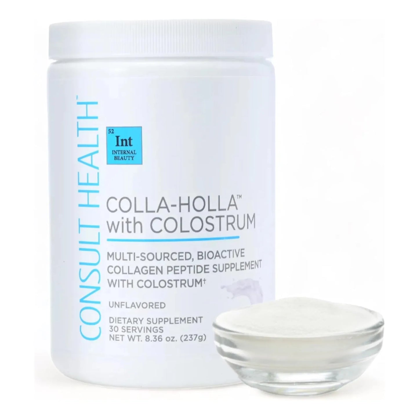 Polvo De Colageno Multifuente Con Calostro Para Piel Cabello Y Articulaciones