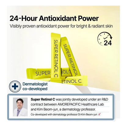 Super Retinol C Polvo Multivitamínico Para Piel Radiante Y Joven