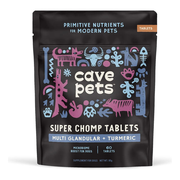 Tabletas Probióticas Super Chomp Para Perros Salud Digestiva Y Microbioma